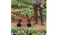 Fruit Picking Cart Tubular Frame Vegetable Picking Wire Structure Grid Garden Tool for Gardens