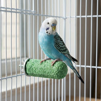 Parrot Perch Standing with Irregular Wavy Shape, Sanding Stone gnaw Toy for Grinding Claws and Beak, Bird Cage Perch Stand for Small Birds