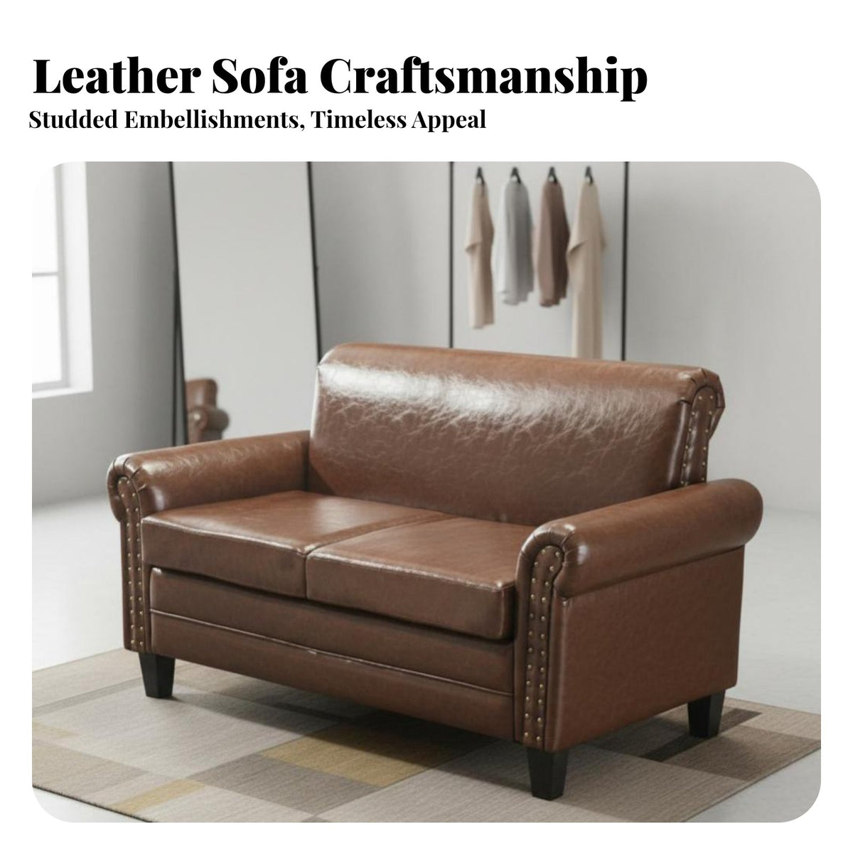 Retro Design Button-Tufted Highspine Chair Small Space perfect for Upholstered curvedspine Armchair space-saving Size Single Sofa Comfortable padding for Business Owners, Interior Designers, Coffee Shop, Boutique, Reception Area, Living Room