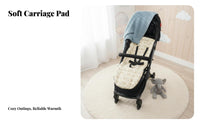 Warm Universal Stroller Seat Cushion Soft Baby Stroller Seat Pad for Toddlers, Infants, Outdoor, Travel