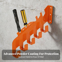Woodcutting Saw Holder Chain Saws Storage Rack Sturdy Hooks Wall Mount for Workshop, Shed