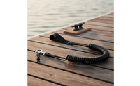 TPU Quick Release Waist Leash Anti-Slip SUP Leash Lightweight Safety Strap Adjustable for Surfing, Beach