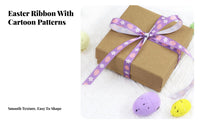 Easter Ribbon DIY Friendly Easter Ribbon Bright Colors Textile Trim for Home Stylists, Gift Presenters, Party Decoration