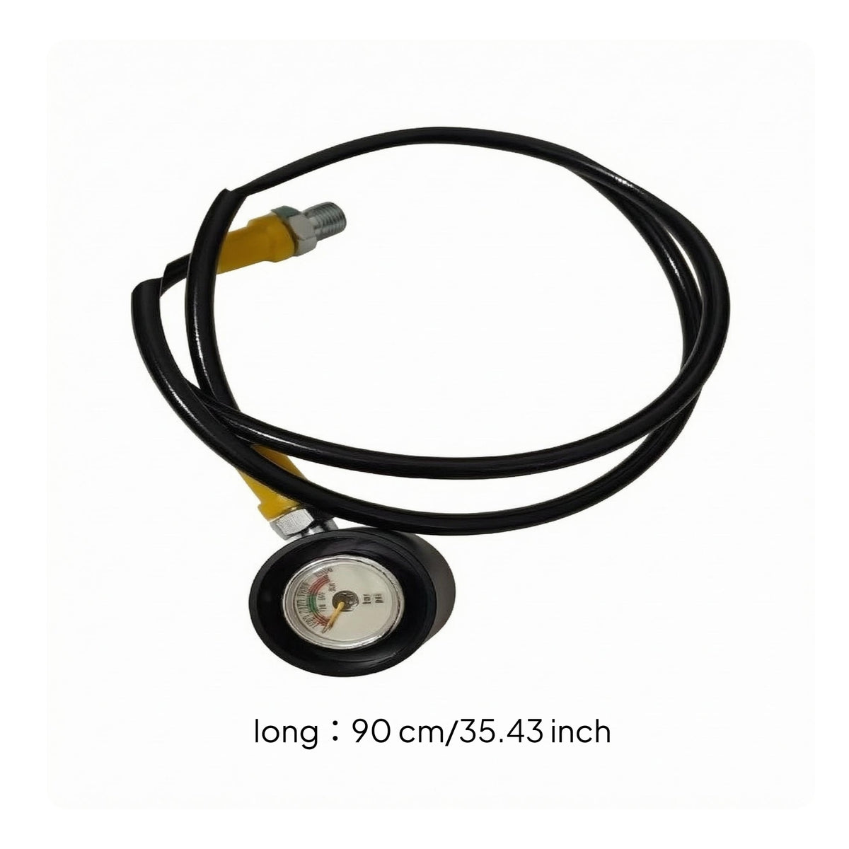 Yellow Connector SPG Hose Metal Threaded Fittings Scuba Regulator Hose