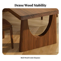 Rectangular Wooden Table Minimalist professional design Desk Modern Design Home Furniture for Remote Workers, Homeowners, Dining Room, Study, Kitchen