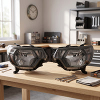 Front Headlight Assembly Clear Lens Headlight Assembly Replacement Vehicle Lighting