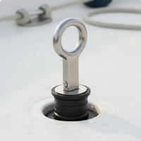 Rubber Bilge Plug Leakproof Seal Snap Handle Drain Plug Marine Hardware for Kayak, Yacht
