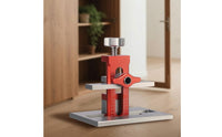 Adjustable Cabinet Door Mounting Tool with Drill Bit Non-Slip Cabinet Door Jig Precision Accurate for DIYers, Woodworkers, Woodworking