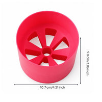 Drainage Golf Hole Cup with Drain Holes Outdoor Putting Cup with Drain Holes Sturdy Molded for Backyard