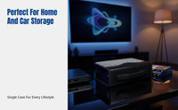 CD Storage Bag, Large Capacity, Portable Handheld DVD Organizer, For Car & Home, PU Material