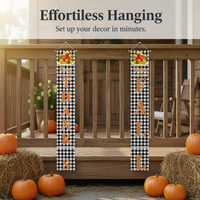 Thanksgiving Theme Door Banner Set for Autumn Harvest Party Decoration