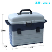 Multifunctional Large Fishing Tackle Box with Lure Storage