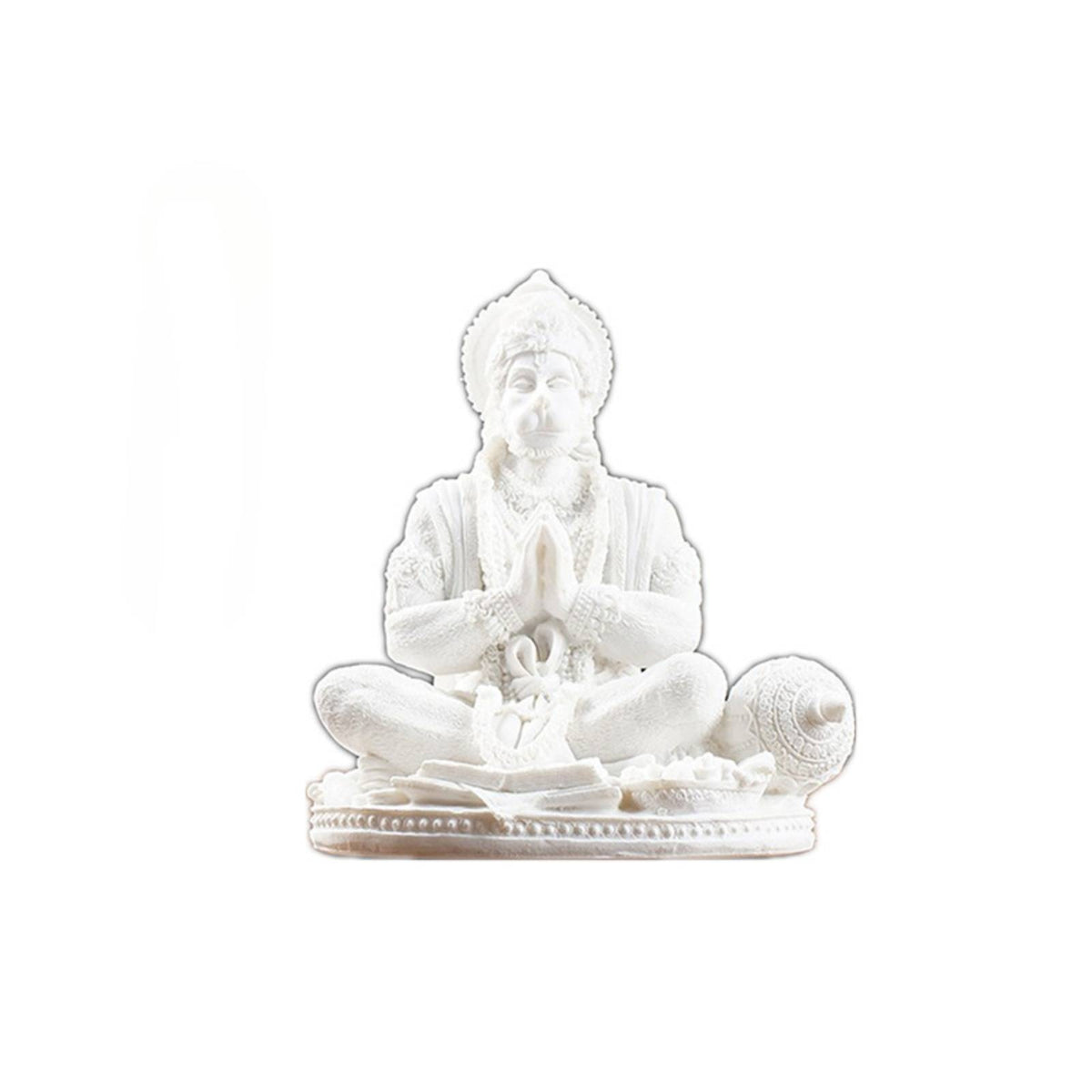 Statue White Deity Idol Carved Statue for Devotees