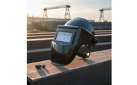 Auto-Darkening Metal-Joining Helmet Wide Field of View Auto Darkening Welder Visor Head-Mounted Metal-Joining Visor Heat