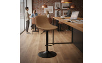 With Footrest Adjustable Swivel Bar Stool Ergonomic Modern Backrest Bar Chair for Kitchen
