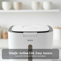 Moisture-Proof Rice Storage Bin Large Capacity Airtight Grain Storage Bin Dustproof for Kitchen Countertop