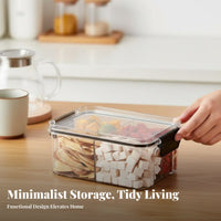 4-Compartment food container Easy to Clean 4-Compartment Storage container Stackable Design