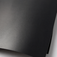 HDPE Geomembrane Pond Liner, Heavy Duty Black Matte Drainage Membrane, Flexible for DIY Pond Projects & Water Features