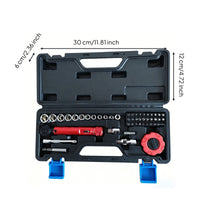 Cycle Tension Wrench Set Calibrated-Adjustment Wrench Kit with Organized Storage Tools for Cyclists, Mechanics, Home Workshop