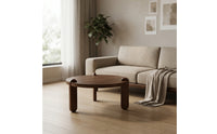 Round Coffee Table Minimalist Round Coffee Table Table Sculptural Furniture for Living Room, Lounge, Reading Corner
