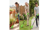 Lightweight Cordless String Trimmer Adjustable String Trimmer with Battery Rechargeable Unwanted Growth Eater Portable for Homeowners