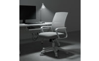 Adjustable Support Chair Comfortable Long Sitting Ergonomic Office Chair Smooth Mobility Wheels Seating Furniture for Students, Gaming Room