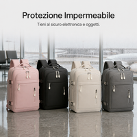 Carry-On Large Capacity Travel Backpack for Men, Waterproof & Wear-Resistant Laptop Bag