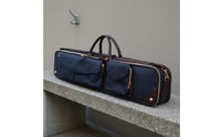 Zipper Closure 7 Hole Cue Bag Portable 7 Slot Cue Case Shoulder Strap Pool Stick Case Padded Protection for Travel, Tournament