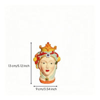 Long-Lasting Ornate Resin Vase Glossy Finish Sculptural Vase Multicolor Home Decor Raised Motifs