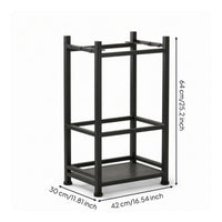 Metal Tool Organizer Perforated Bottom Iron Tool Rack Open Frame