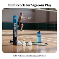 Long-Lasting Goose Feather Shuttlecock Stable Flight Feather Shuttlecock Great Stability for Athletes, Sports Enthusiasts, Outdoor, Exercise