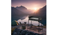 No-Install Portable Charcoal Grill Wind-Resistant Folding Barbecue Grill Heavy-Duty Long-Lasting for Tailgaters