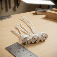 Ceramic Lamp for Home Lighting, MR16 15cm Ceramic Lamp Holder with Individual Wires, 85-220A Rated Current for DIY Lighting
