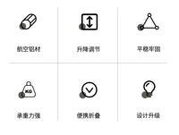 户外战术桌铝合金露营轻量化小桌子茶几超轻便携式折叠桌可升降