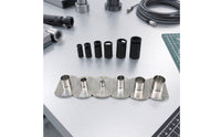 6 Pieces Simple Operation Pneumatic Pipe Removal Tool Kit Easy to Use Pneumatic Pipe Removing Tool Portable Wear-Resistant for Auto Repair, Workshop
