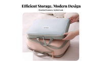 Space Saving Compression Packing Cube Lightweight Zippered Clothes Storage Bag Long-Lasting for Men, Women, Business Trips, Vacation