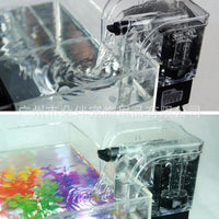 Aquarium Internal Filter Pump with Oxygenation and Waterfall Function for Small Fish Tanks