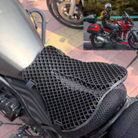 Breathable Motorcycle Gel Seat Cushion Waterproof Universal Motorcycle Seat Cushion Pressure Relief for Commuters