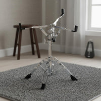 Snare Drum Stand Sturdy and Double Braced Snare Stand Foldable Percussion Accessory for Professionals, Studio Sound Production