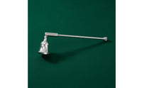 Metal Construction Candle Snuffer Pivoting Head Long Handle Flame Snuffer Reduces Smoke Wick Extinguishing Tool Elegant Design for Restaurants