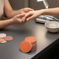 100 Pieces Nail Sanding Paper Refills Replaceable for Manicurists