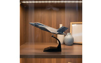 F-35B Fighter Jet Model Detailed Finish Low-Observable Fighter Model Display Stand Toy Vehicle for Collectors, Shelf