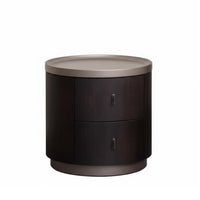 Nordic & design Round Cabinet with X-shaped base Minimalist Design Bedside Table adaptable Nightstand for Interior Designers, homeowners, Parents, Hotel Room, Entryway, Hallway