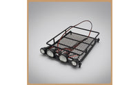 RC Roof Rack with Mesh Surface Solid Accessory for Scale Model Upgrades