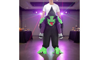 Lightweight Alien Rider Costume Funny Inflatable Pants with Fan One-Size-Fits-Most Inflatable Alien Suit Full-Body for Adults, Halloween, Cosplay