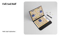 Basketball Strategy Board Portable Basketball Strategy Board Double-Sided for Coaches, PE Teachers, Practice, Game Day, Courtside