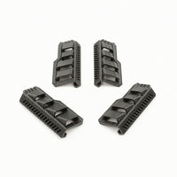 4 Pieces Wheel Well Protector Vented Wheel Arch Protector Guard with Tape Complete Car Part for Scale Builds