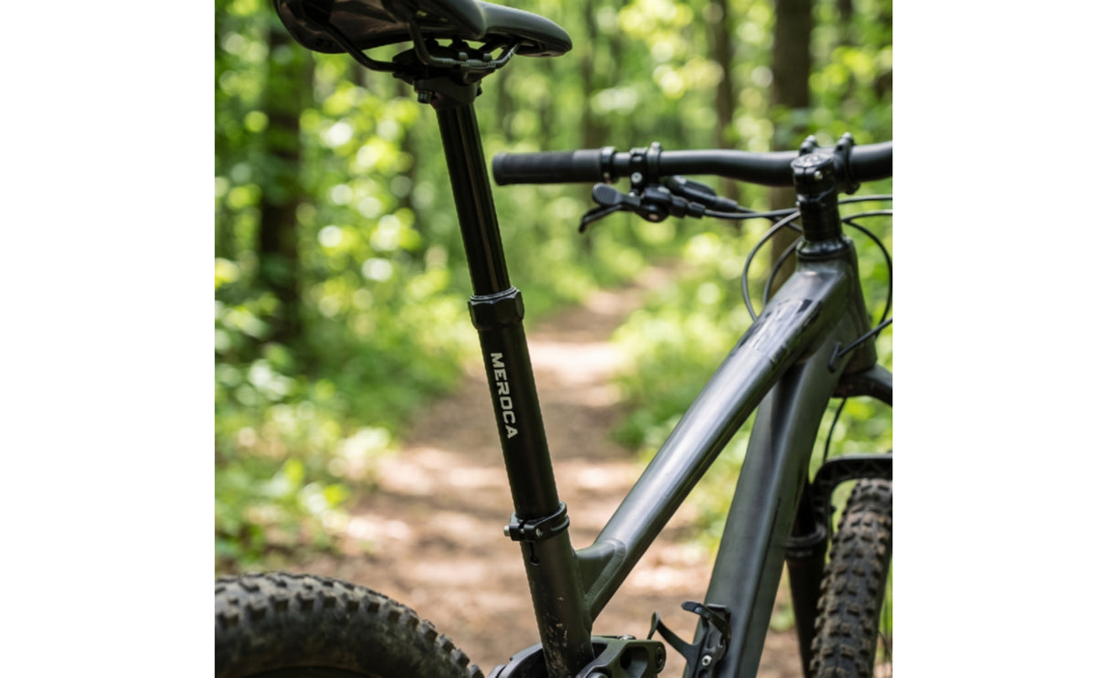 Internally Routed Dropper Seatpost with Lever-Operated 425mm Internal Dropper Post Anodized Lever-Operated Lever Kit Lightweight for Mountain Bikers