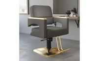 Hydraulic Barber Chair Adjustable Height Swivel Hair Cutting Chair Ergonomic Design for Barbers, Hairstylists, Barbershop, Beauty Parlor