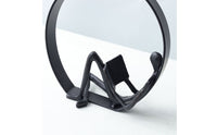 Reading Figure Sculpture Minimalist Metal Desk Ornament Modern Style Circular Hoop Sculpture
